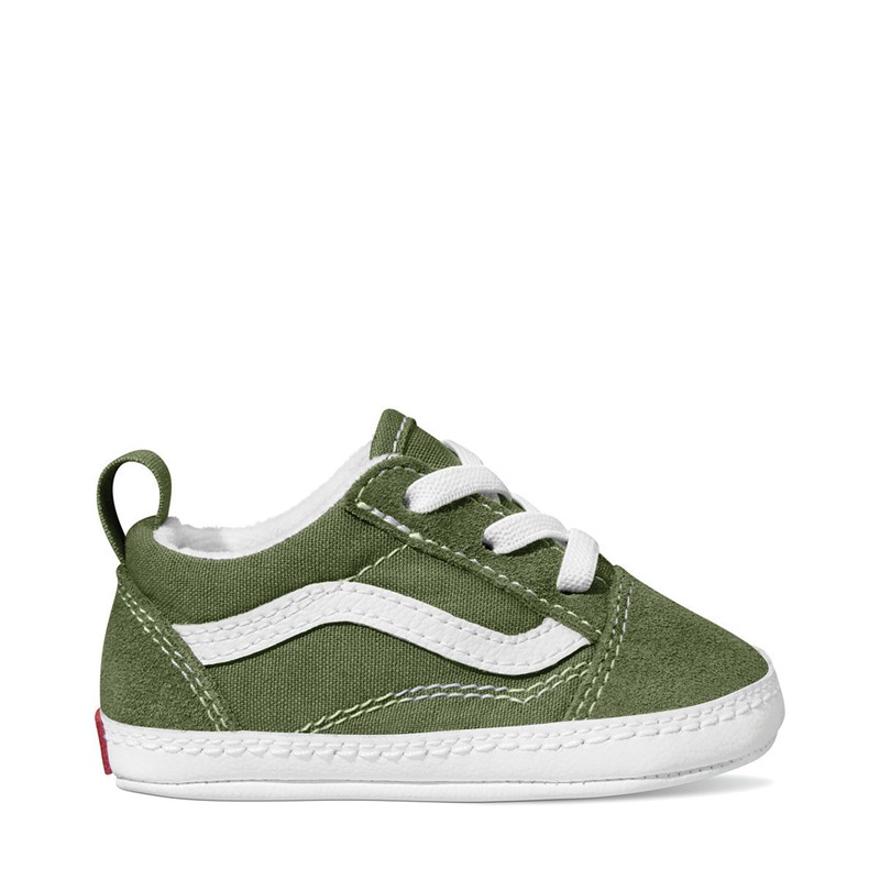 Buy Vans Infant Old Skool Crib Trainers Pesto