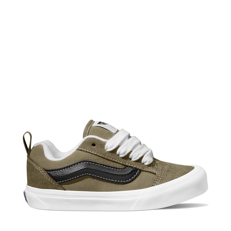 Vans Kids Knu Skool Trainers Olive/Black