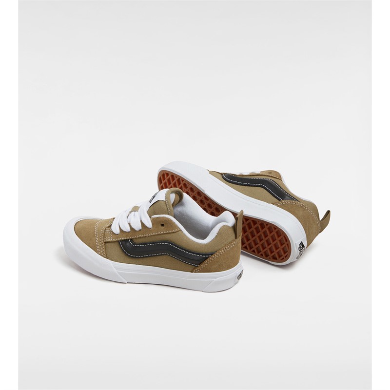 Vans Kids Knu Skool Trainers Olive/Black