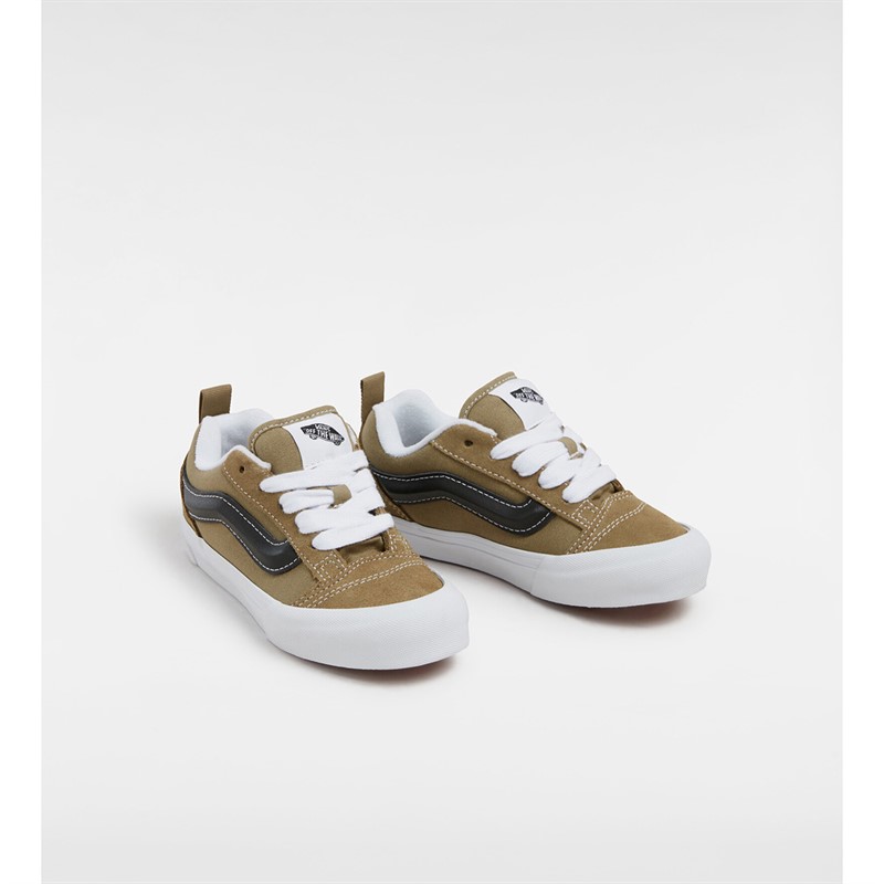 Vans Kids Knu Skool Trainers Olive/Black