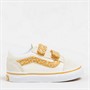 Vans Infant Old Skool Velcro Floral Trainers Multi/True White