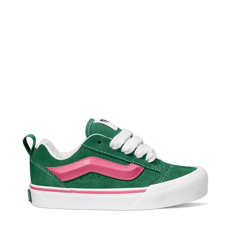 Vans Kids Knu Skool Trainers Green/Pink