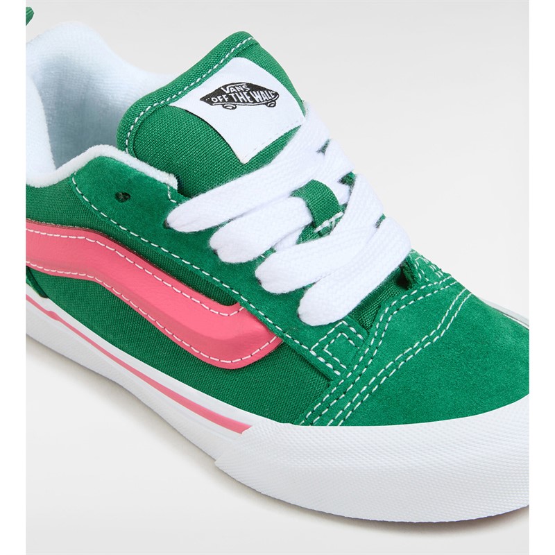 Vans Kids Knu Skool Trainers Green/Pink