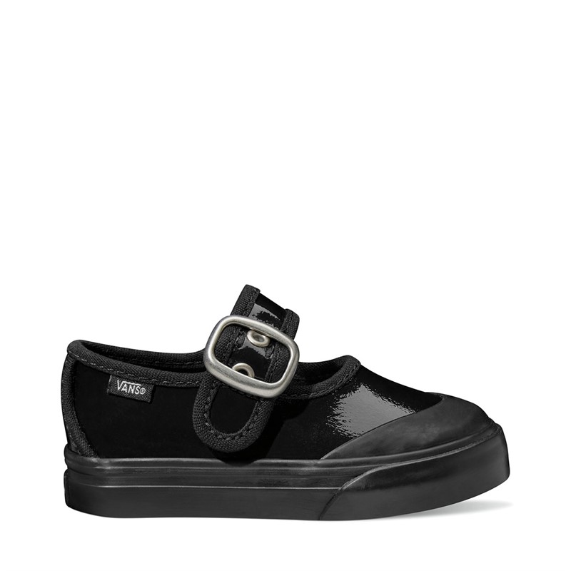 Buy Vans Infant Girls Mary Jane Leather Shoes Black