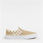 Vans Kids Classic Slip-On Checkerboard Trainers Brown/True White