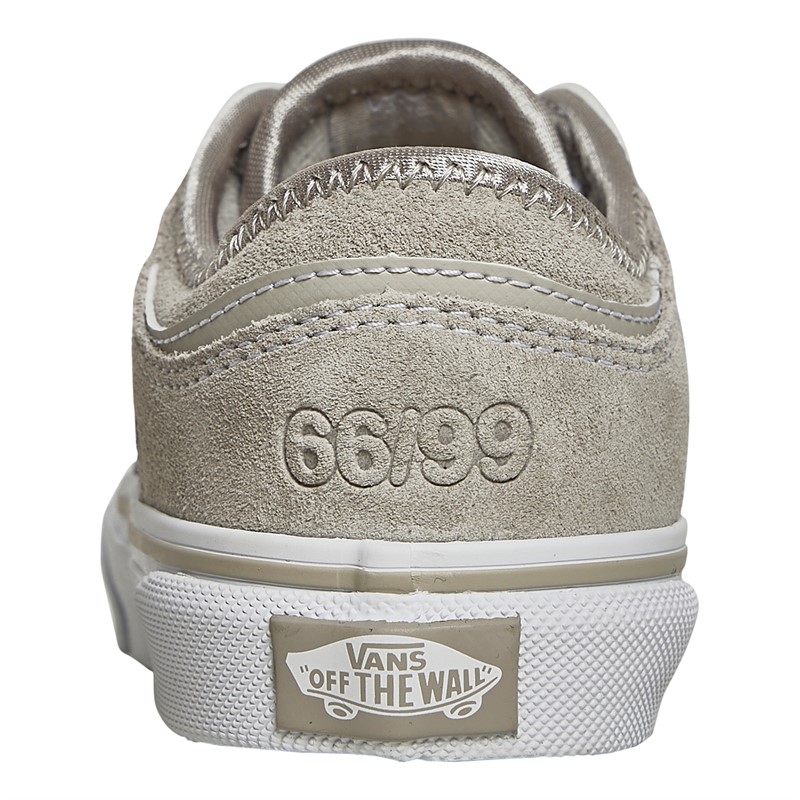 Vans Kids Rowley Classic Suede Trainers Stone Gray