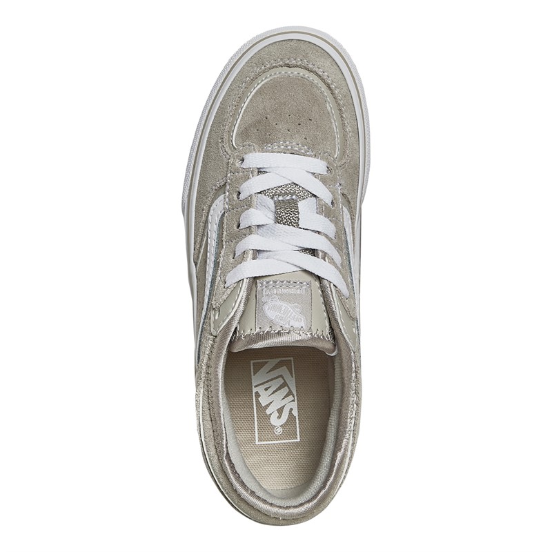 Vans Kids Rowley Classic Suede Trainers Stone Gray