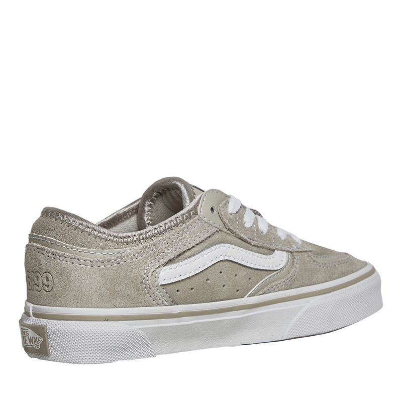 Vans Kids Rowley Classic Suede Trainers Stone Gray