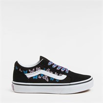 Vans Girls Old Skool Butterfly Trainers Black/Multi