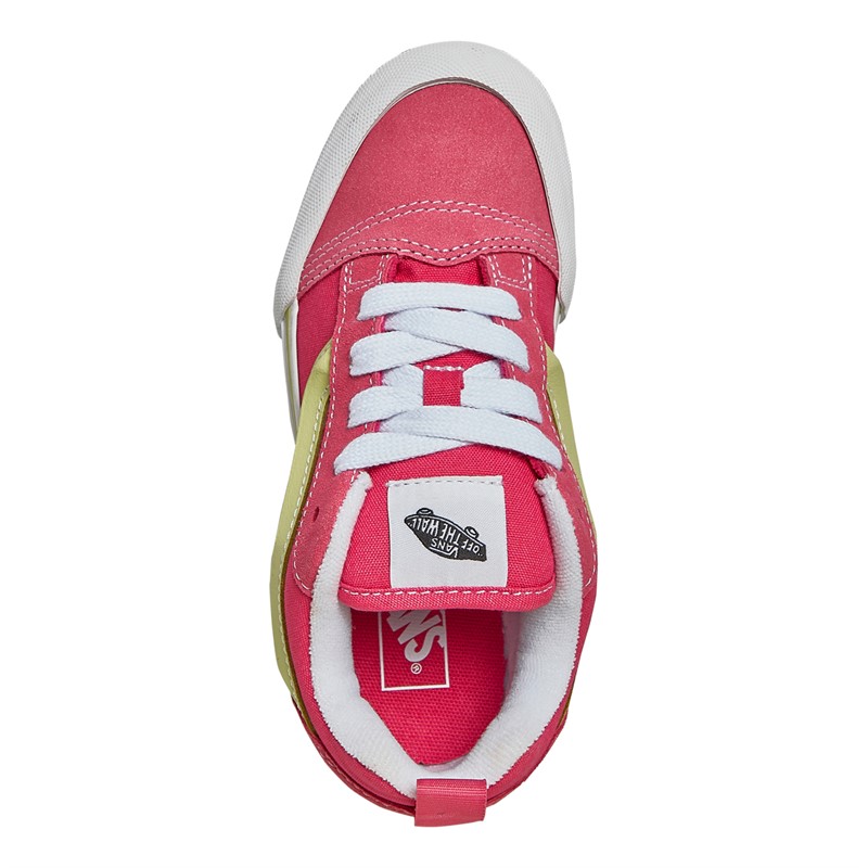 Vans Kids Knu Skool Trainers Pink/Lime