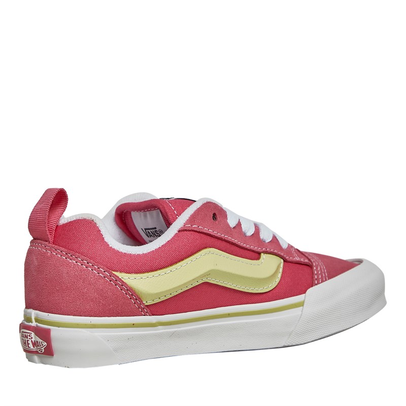 Vans Kids Knu Skool Trainers Pink/Lime