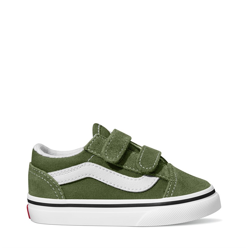 Vans Infant Old Skool Velcro Trainers Pesto