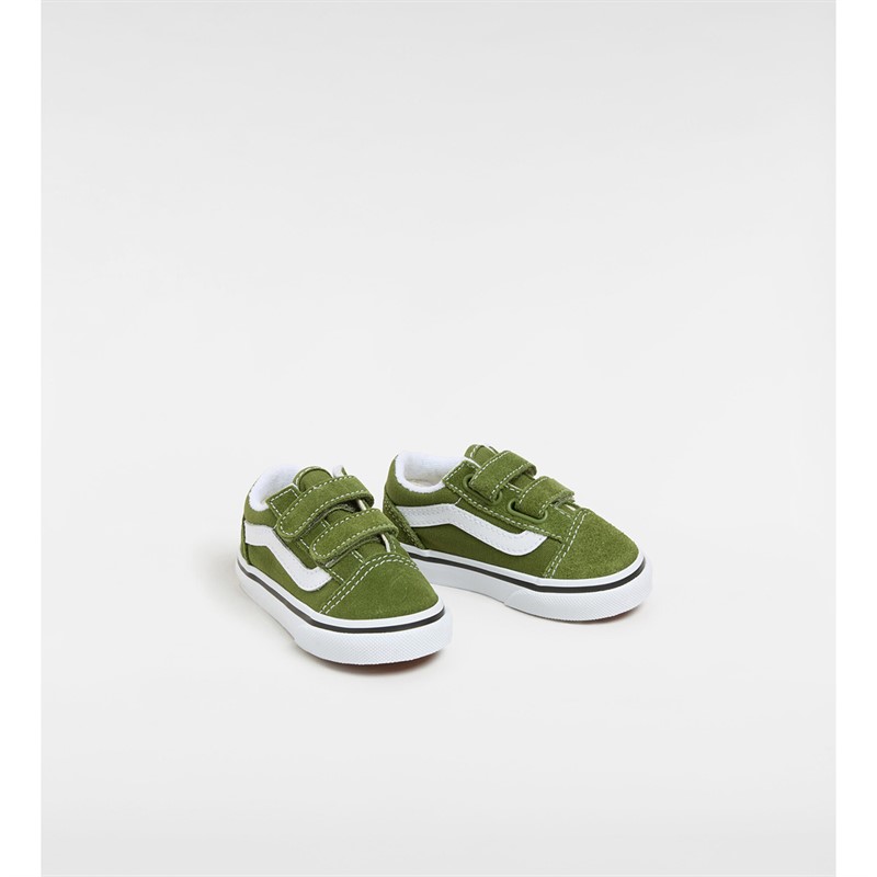 Buy Vans Infant Old Skool Velcro Trainers Pesto