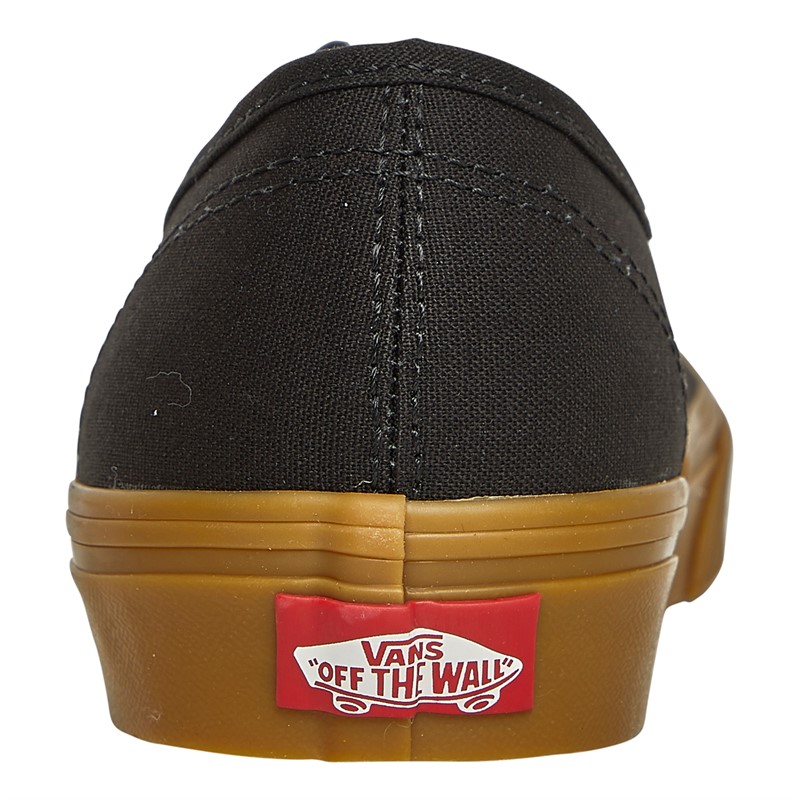 Vans Mens Authentic Trainers Black/Gum