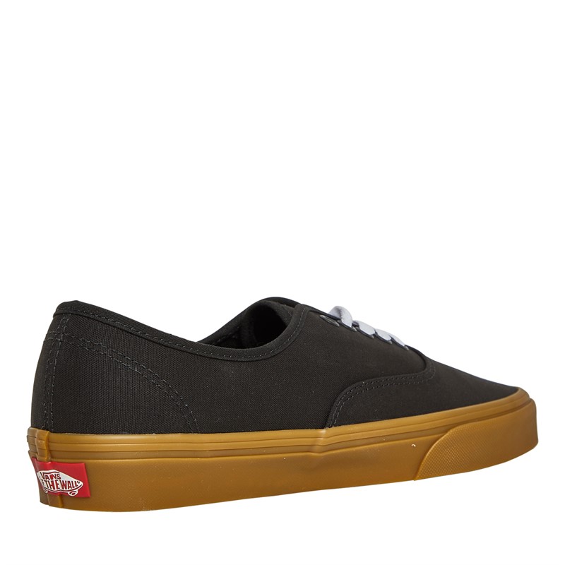 Vans Mens Authentic Trainers Black/Gum