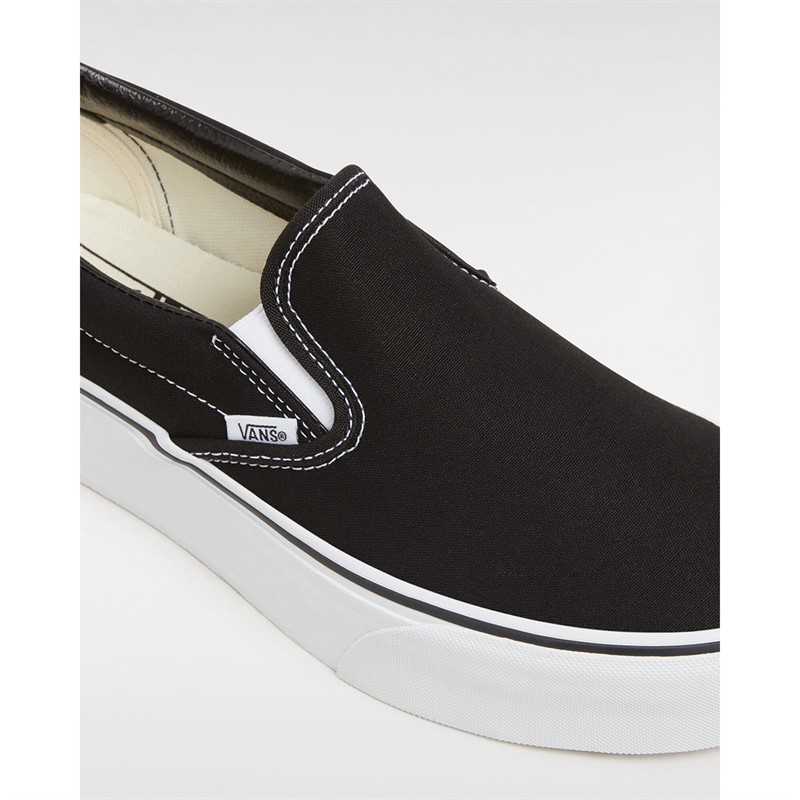 Vans Womens Classic Slip-On Stackform Trainers Black/True White