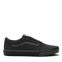 Vans Mens Ward Canvas Trainers Black/Black