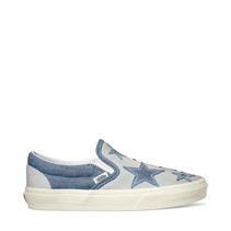 Vans Womens Classic Slip-On Stars Trainers Denim