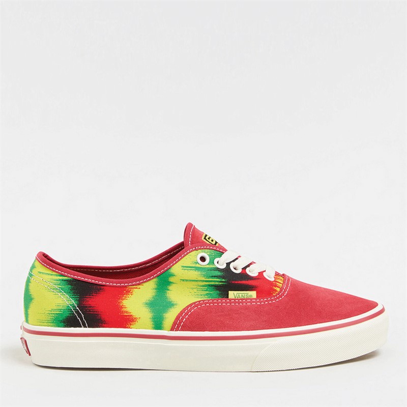 Vans Authentic Tie Dye Trainers Red/Assorted