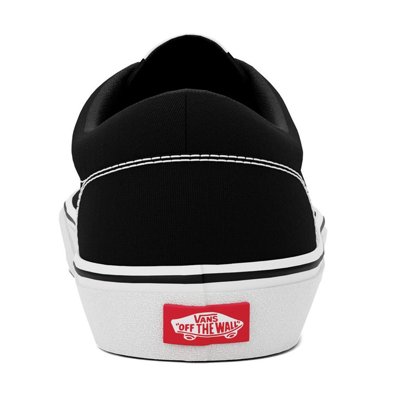 Vans Womens Doheny Canvas Trainers Black/White