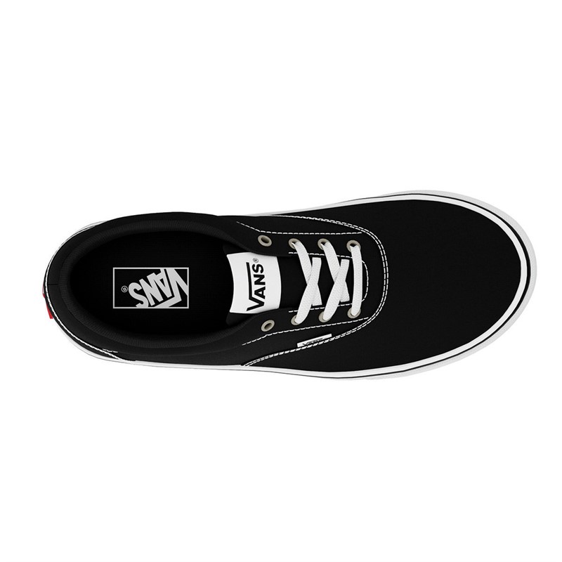 Vans Womens Doheny Canvas Trainers Black/White