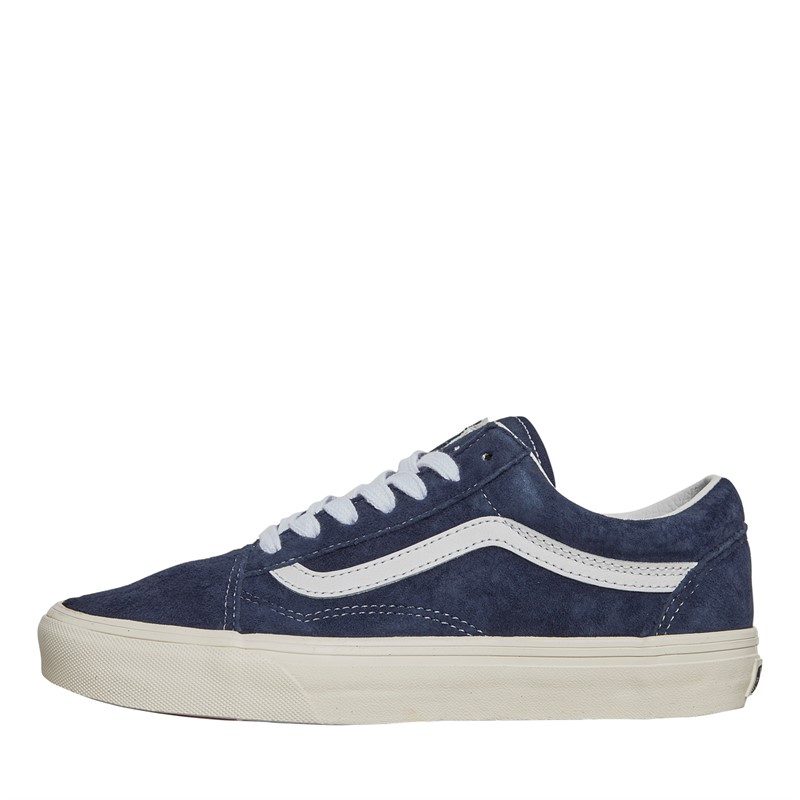 Buy Vans Old Skool Pig Suede Trainers Parisian Night Snow White