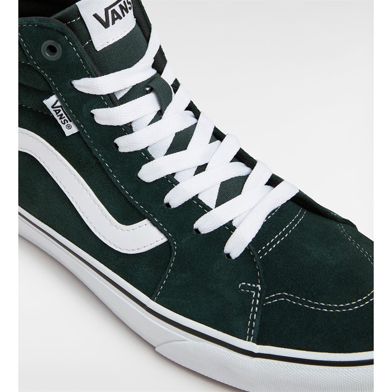 Vans Mens Filmore Hi Trainers Scarab/White