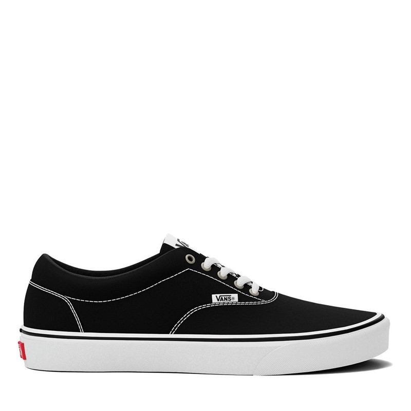 Buy Vans Mens Doheny Canvas Trainers Black White