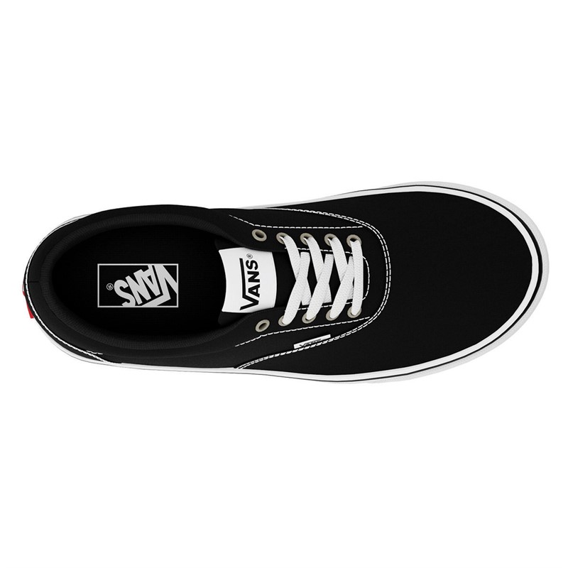 Vans Mens Doheny Canvas Trainers Black/White