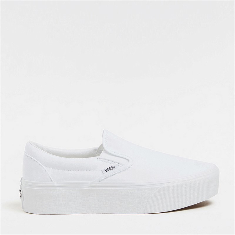 Vans Womens Classic Slip-On Stackform Trainers True White