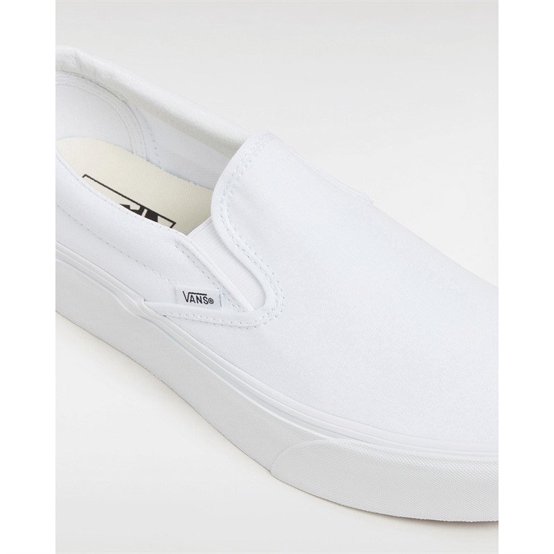 Vans Womens Classic Slip-On Stackform Trainers True White