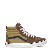 Vans SK8-Hi Suede And Canvas Trainers Brown/Multi