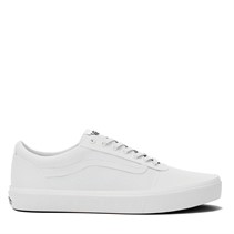 Vans Mens Ward Canvas Trainers White/White