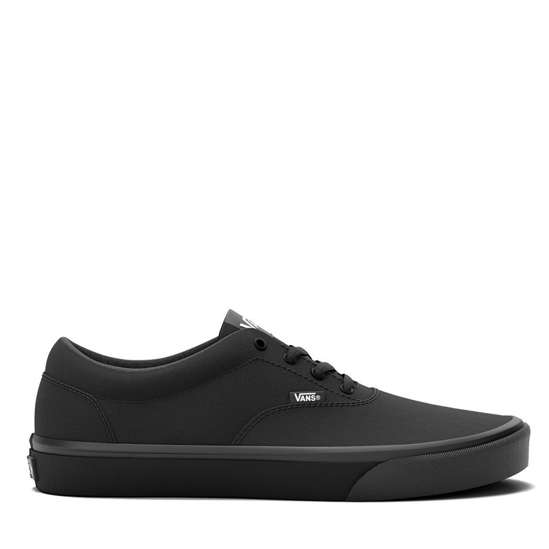 Vans Womens Doheny Canvas Trainers Black/Black