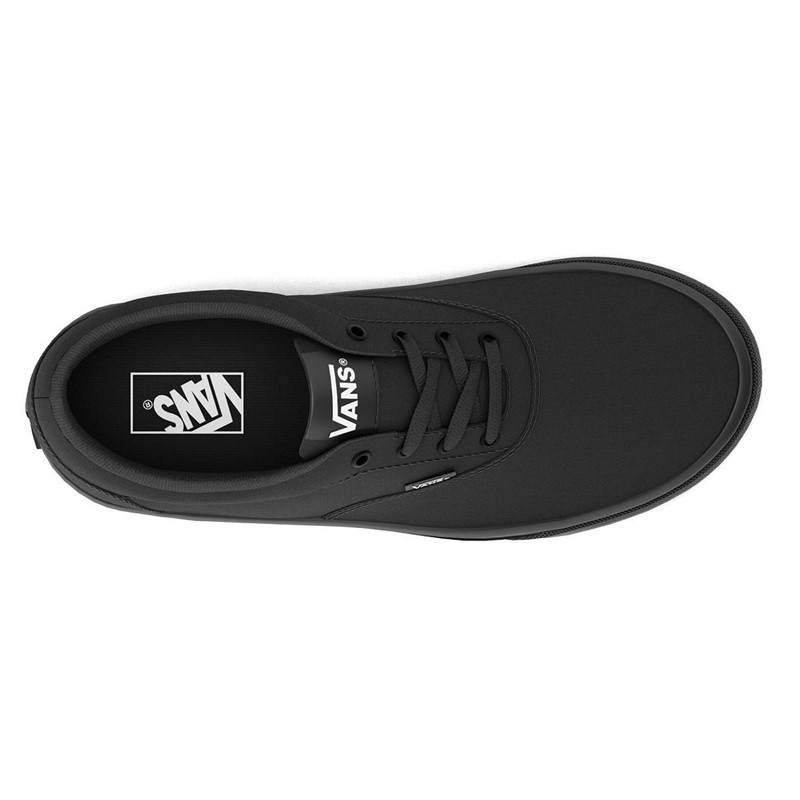 Vans Womens Doheny Canvas Trainers Black/Black