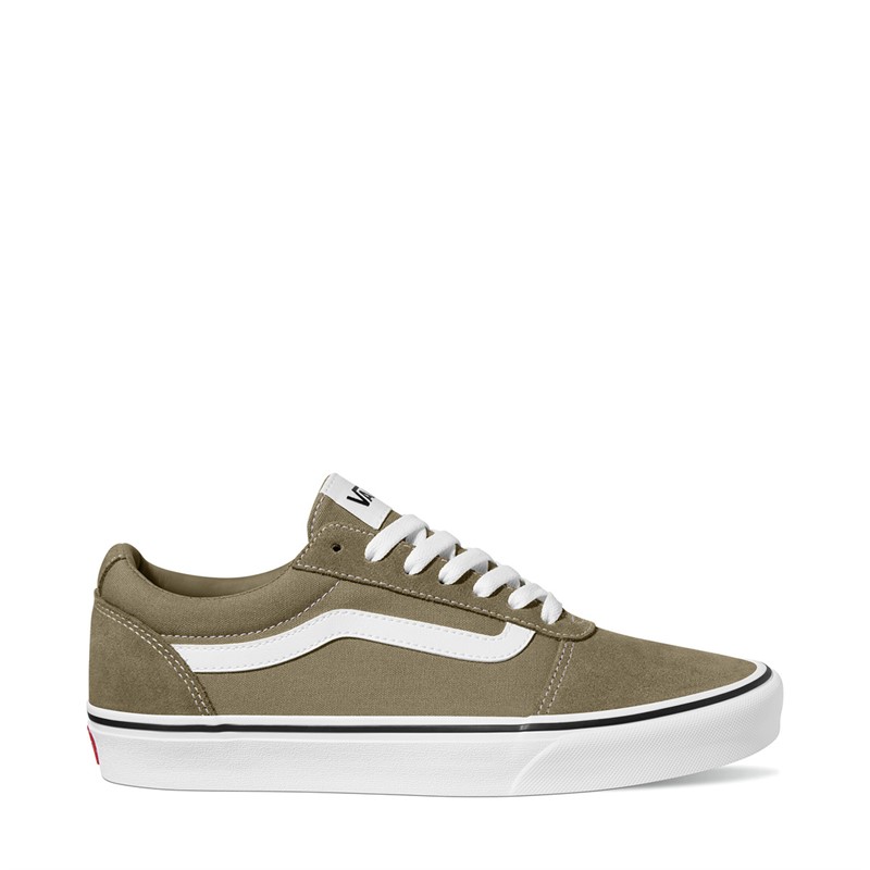 Vans Mens Ward Trainers Olive/White