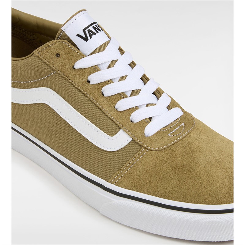 Vans Mens Ward Trainers Olive/White