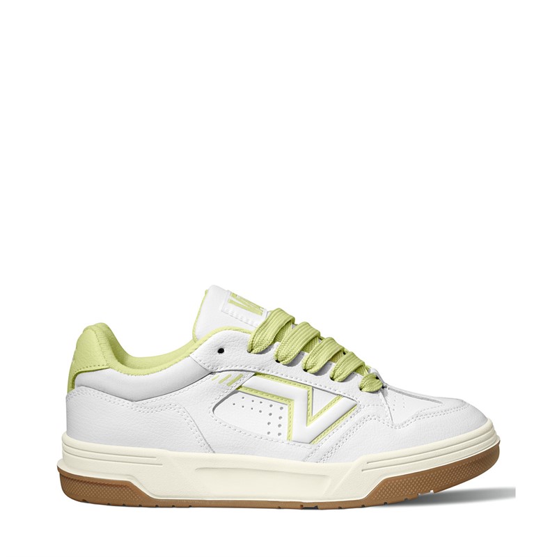 Vans Upland Vintage Leather Trainers Lime