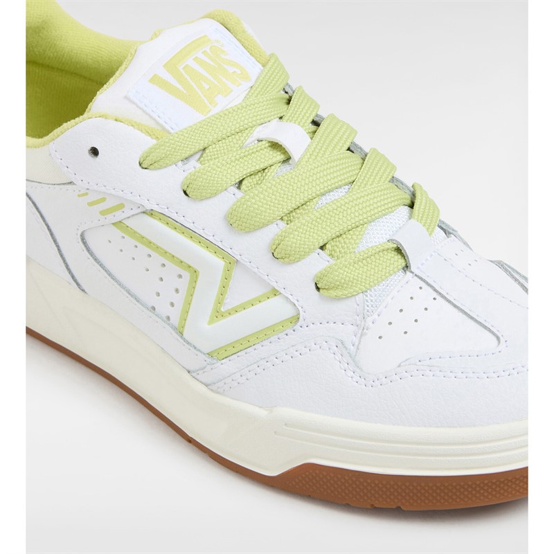 Vans Upland Vintage Leather Trainers Lime