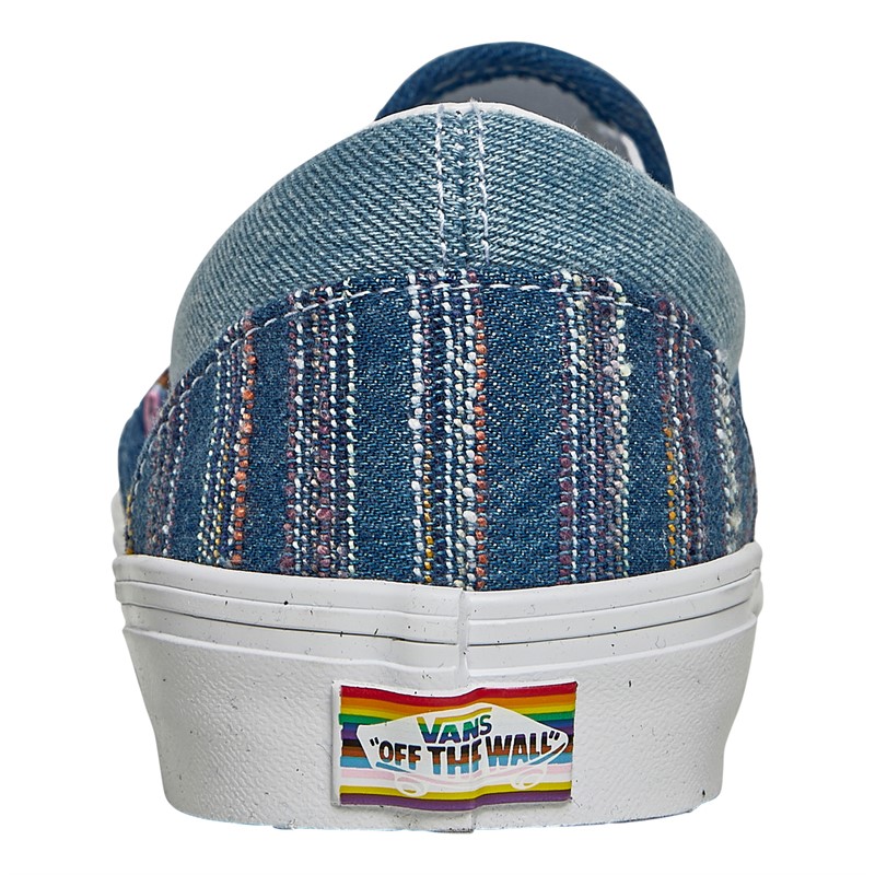 Vans Classic Slip-On Denim Stripes Trainers Multi