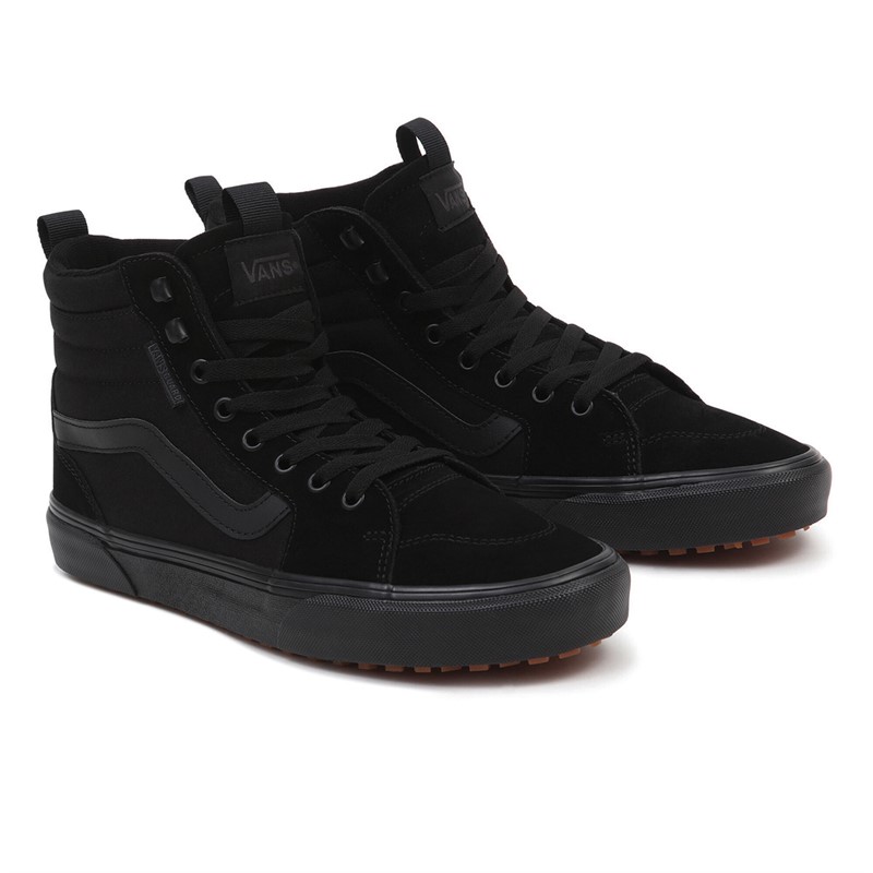 High top black vans cheap online