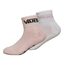 Vans Infant Girls Drop V Classic Two Pack Socks Powder Pink