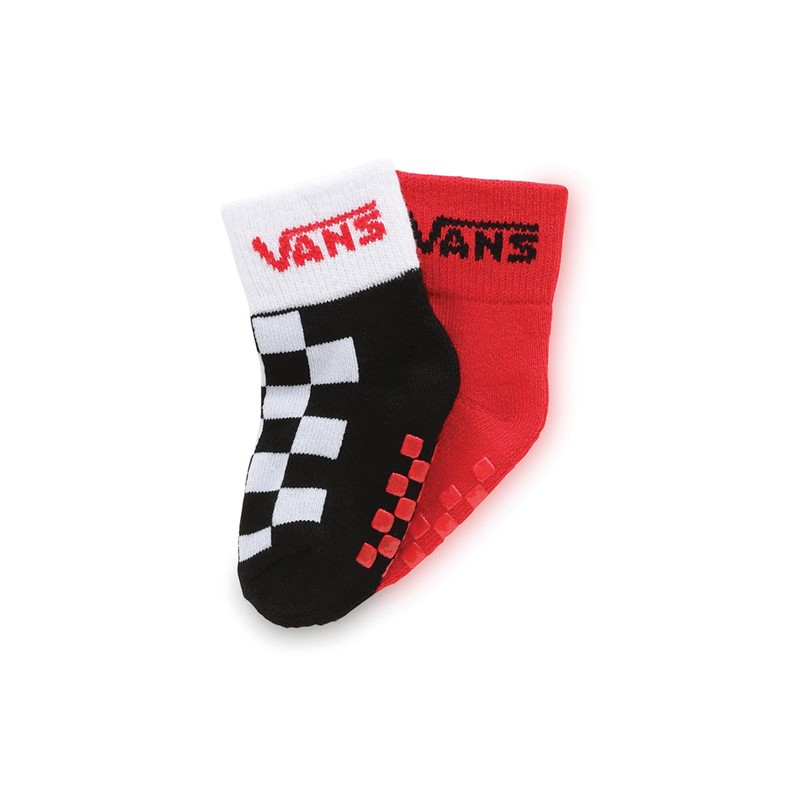 Vans Infant Drop V Classic Two Pack Socks True Red