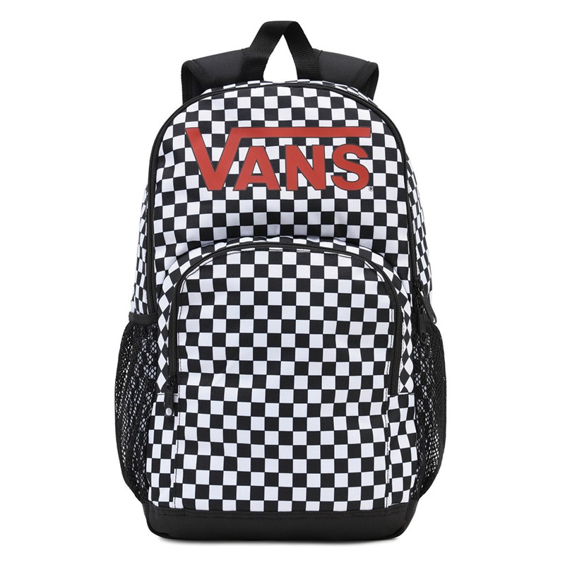 Vans Mens Alumni Pack 5 Printed Backpack Black/White