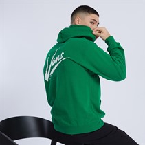 Vans Mens Brush Script Loose Hoodie Verdant Green