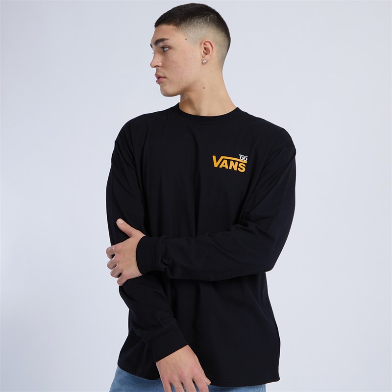 Vans Mens Posted Long Sleeve T-Shirt Black