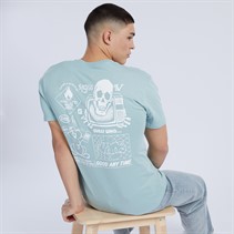 Vans Mens Crazy Eddy T-Shirt Gray Mist