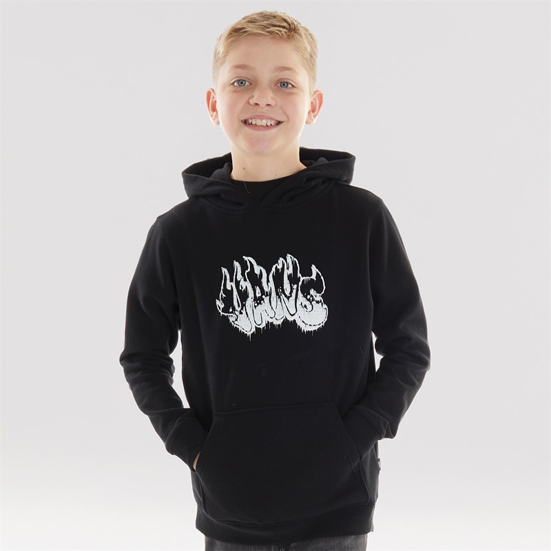 Vans Junior Boys Burnout Hoodie Black