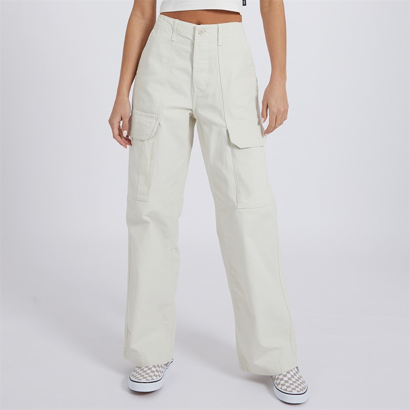 Vans Womens Arroyo Wide Leg Cargo Pants Turtledove