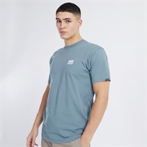 Vans Mens Left Chest Logo II T-Shirt Bluestone